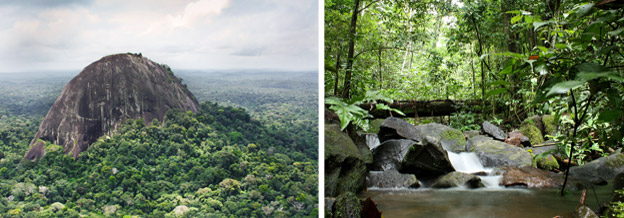 Paysages du Parc Amazonien de Guyane