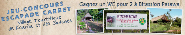 Jeu-Concours Escapade Carbet : Gagnez un WE pour 2 à Bitassion Patawa Jeu-Concours Escapade Carbet : Gagnez un WE pour 2 à Bitassion Patawa