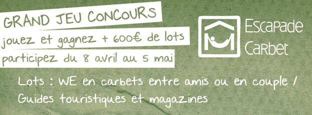 Jeux concours Escapade Carbet