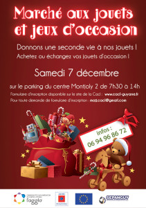 Affiche marché aux jouets