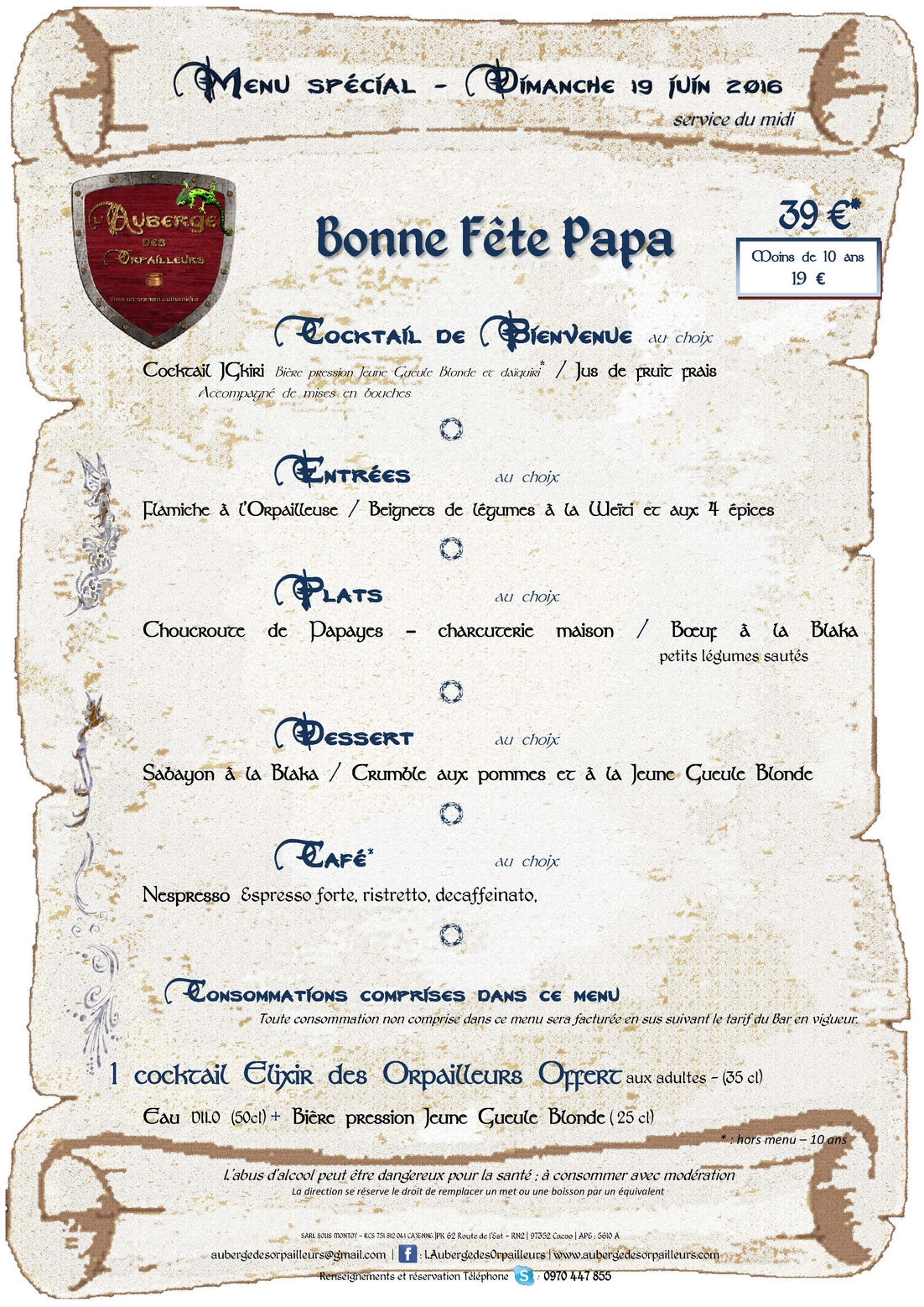 Auberge-des-Orpailleurs_Fête des Pères2016